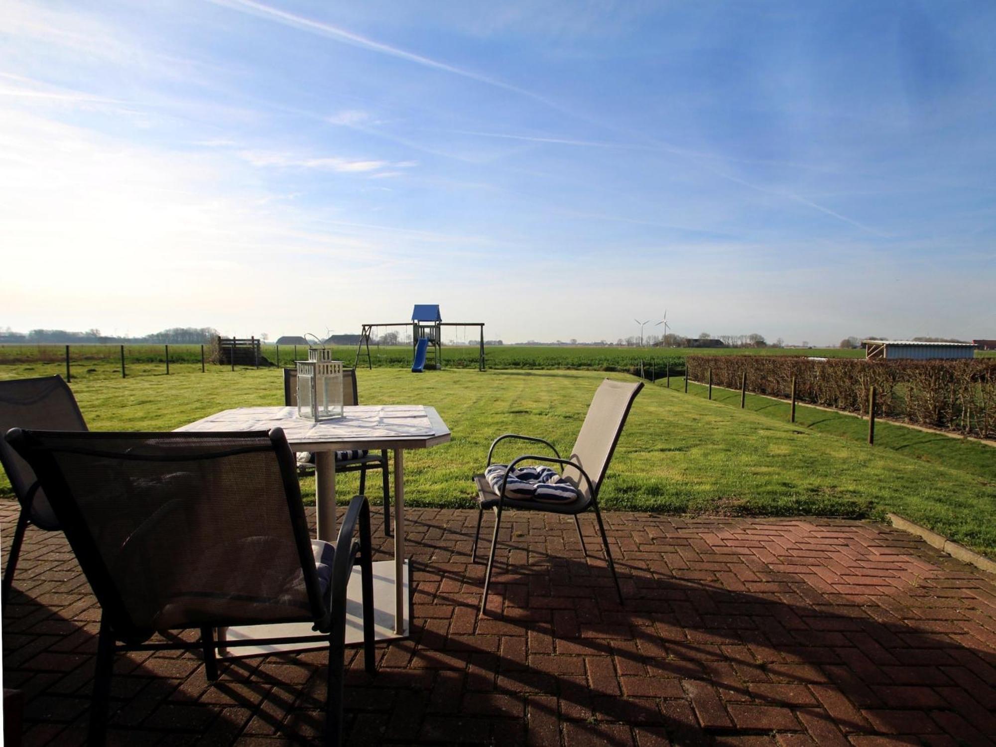 Spacious Apartments With Private Terrace Near The North Sea Dike Neßmersiel Bagian luar foto